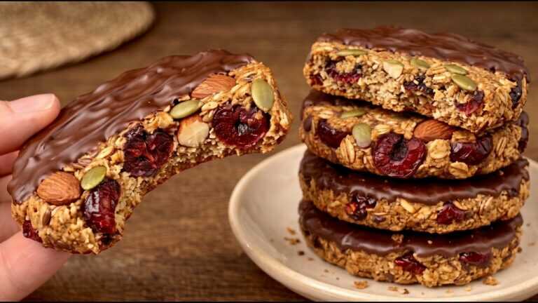 Je ne mange pas de sucre ! Biscuits à l’avoine sains en 15 minutes, sans farine