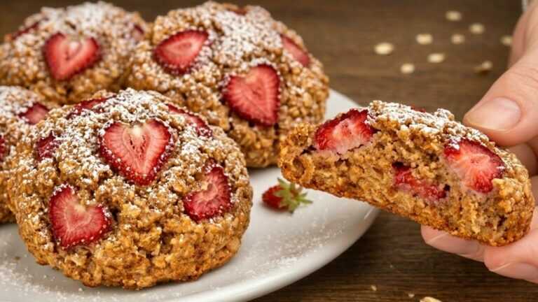 Je mange ça tous les matins ! Sans sucre, sans farine ! Biscuits à l’avoine sains et délicieux !