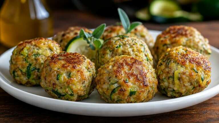 Vous avez des courgettes ? Préparez ces délicieuses boulettes de courgettes !
