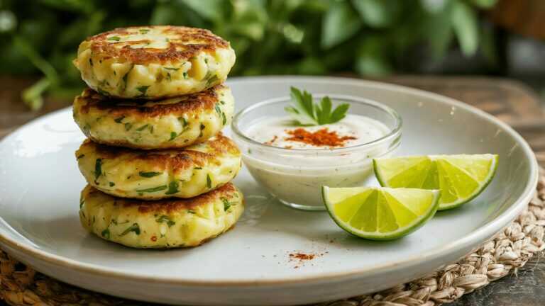 1 courgette et 1 boîte de pois chiches : des galettes simples que tout le monde adore
