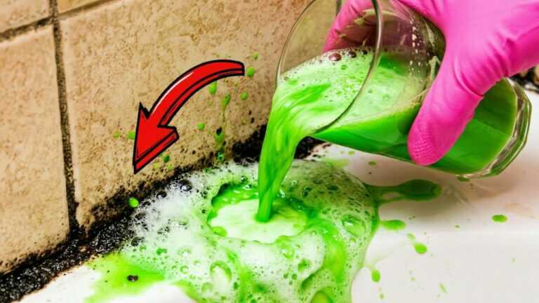 Gieß etwas DAVON hinein — Fugen, Fliesen, Armaturen und Dusche glänzen wieder