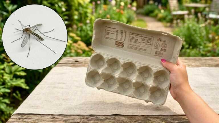 Wirf den Eierkarton nicht weg! Mücken verschwinden in wenigen Minuten