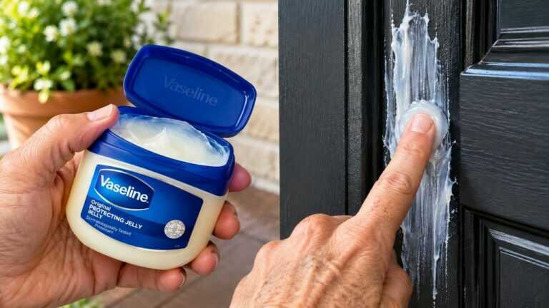 Gib etwas Vaseline auf die Tür — dieser ungewöhnliche Haushaltstrick überrascht