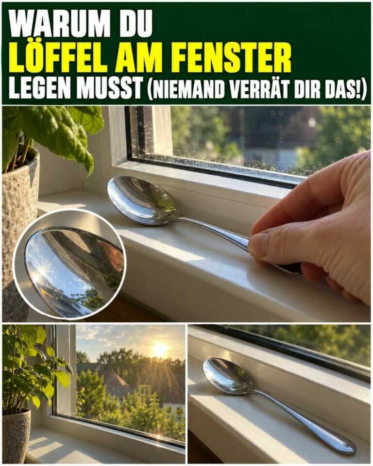 Warum du Löffel am Fenster legen musst (Niemand verrät dir das!)