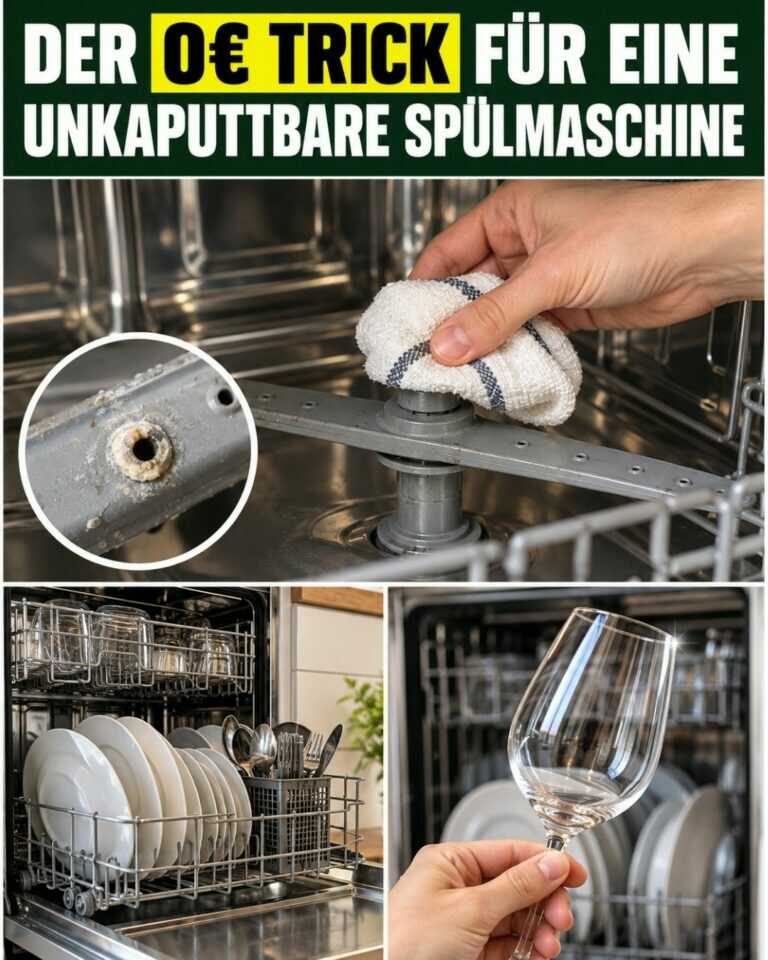 Der 0€ Trick für eine unkaputtbare Spülmaschine