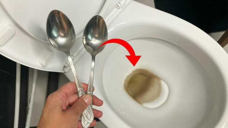 Toma 2 CUCHARADAS y las manchas de la taza del inodoro desaparecerán para siempre 💥