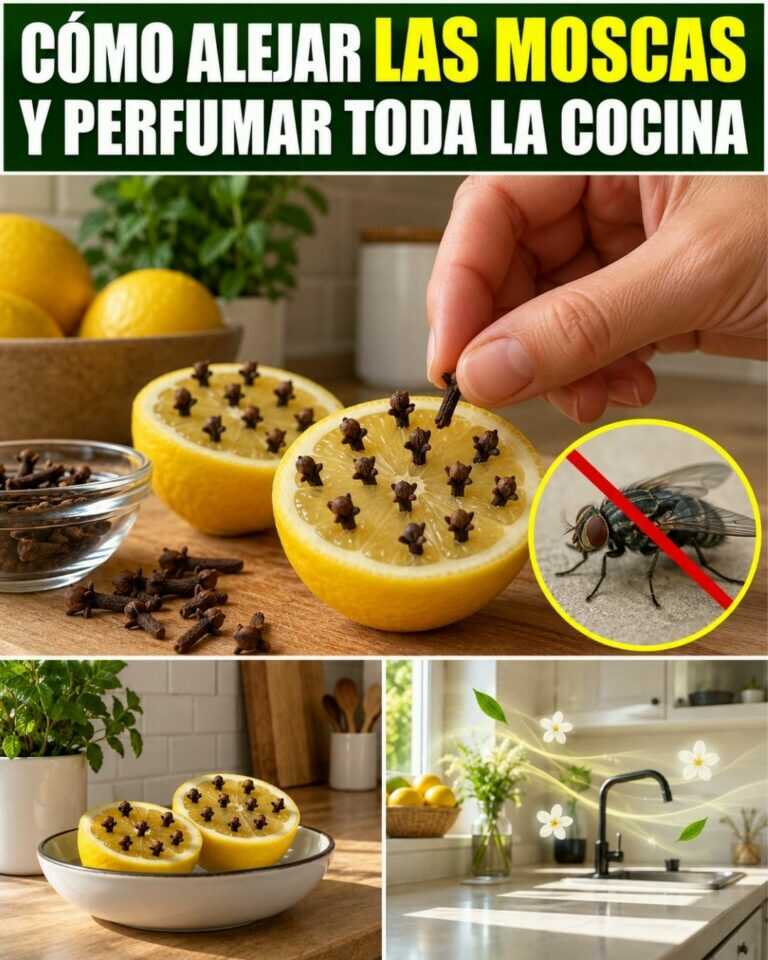 Cómo alejar las moscas y perfumar toda la cocina