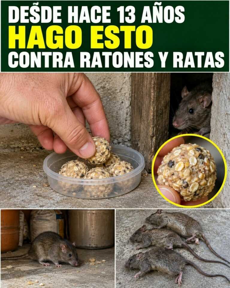 Desde hace 13 años hago ESTO contra ratones y ratas