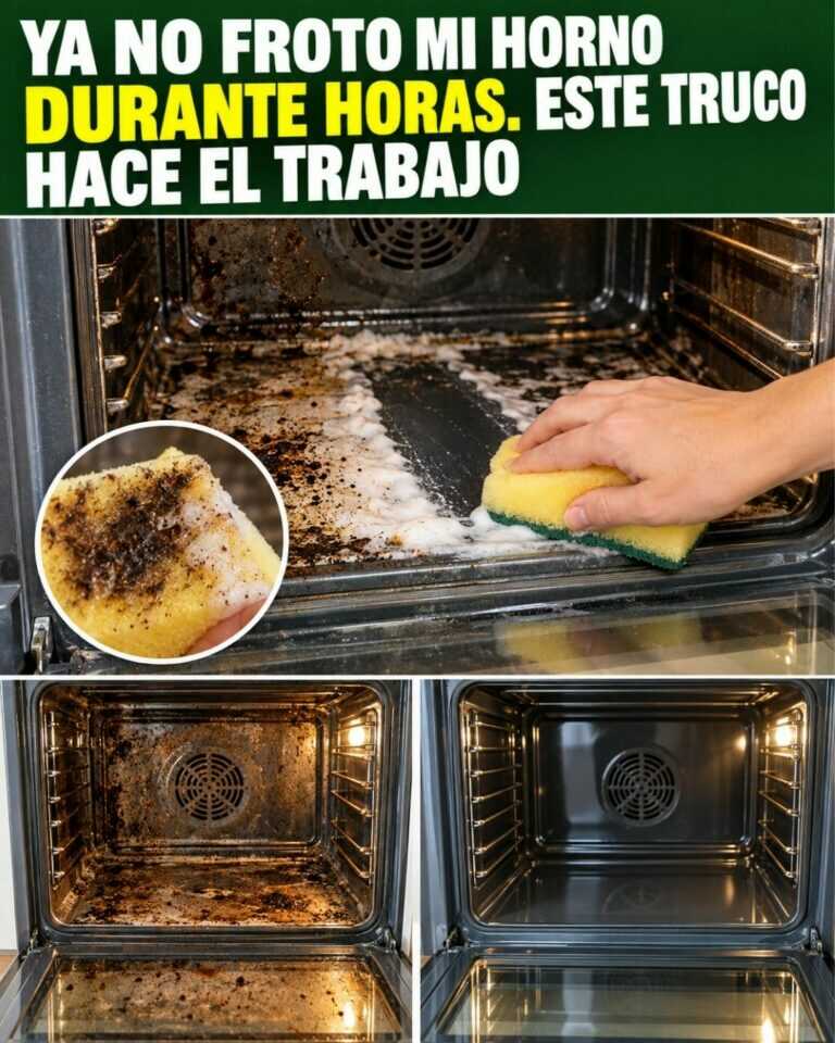 Ya no froto mi horno durante horas. Este truco hace el trabajo