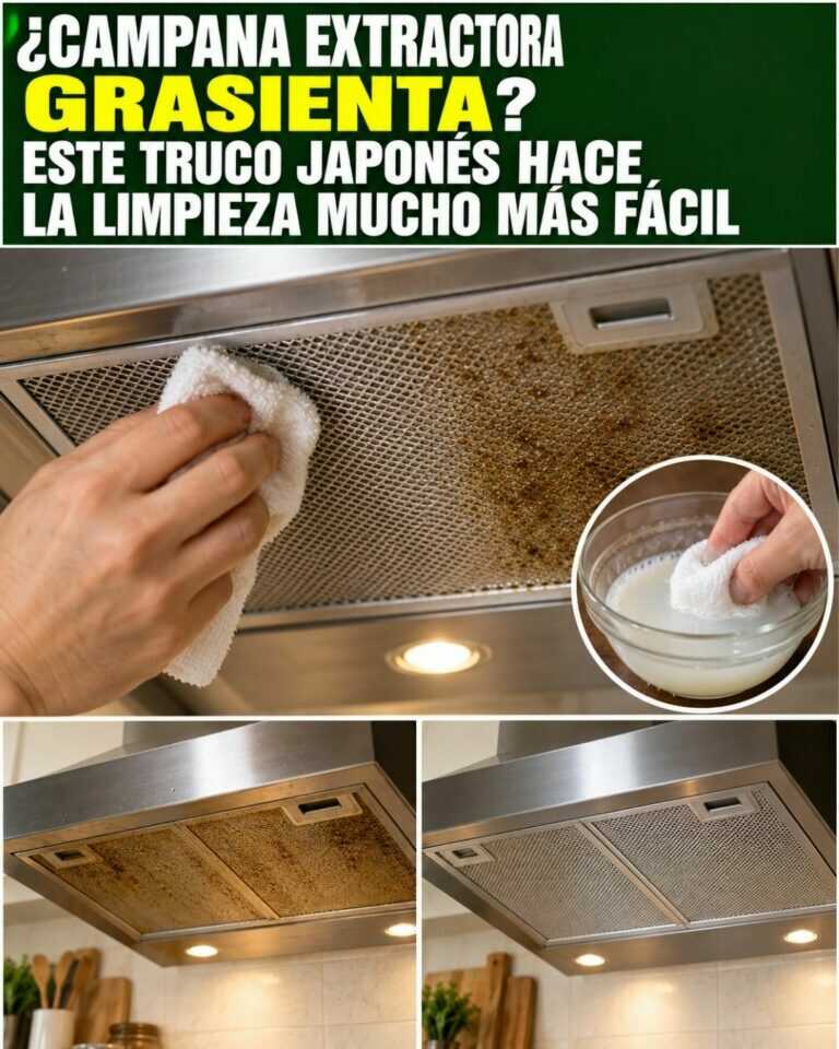 ¿Campana extractora grasienta? Este truco japonés hace la limpieza mucho más fácil