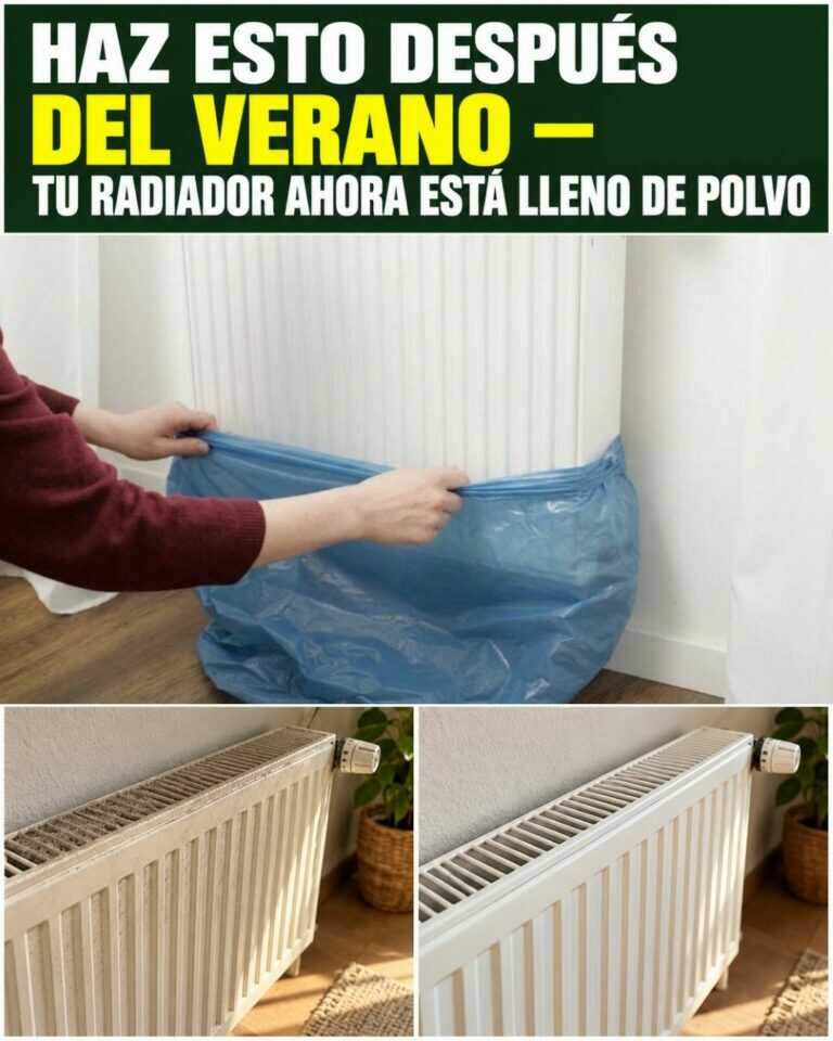 Haz esto después del verano — tu radiador ahora está lleno de polvo