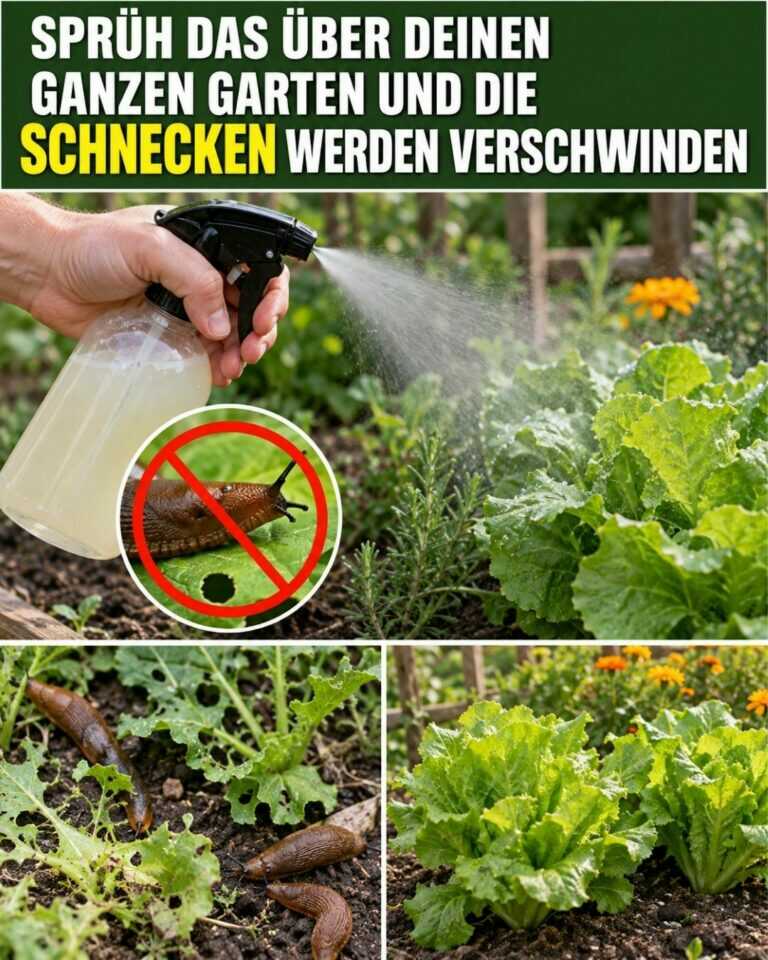 Sprüh das über deinen ganzen Garten und die Schnecken werden verschwinden