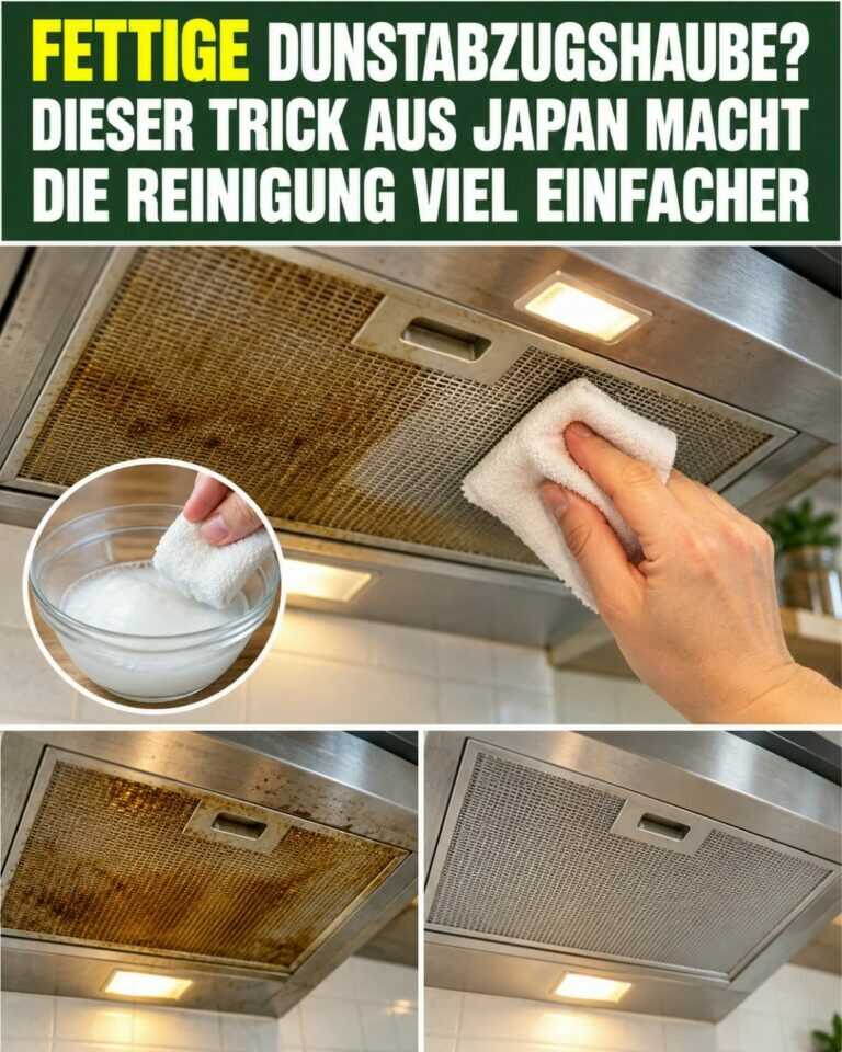 Fettige Dunstabzugshaube? Dieser Trick aus Japan macht die Reinigung viel einfacher
