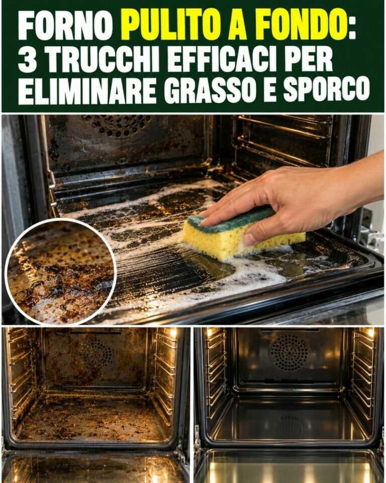 Forno pulito a fondo: 3 trucchi efficaci per eliminare grasso e sporco