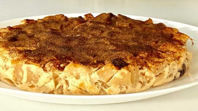 Nemmeno un grammo di zucchero! Niente farina! Solo 3 ingredienti + tante mele! Ideale per p
