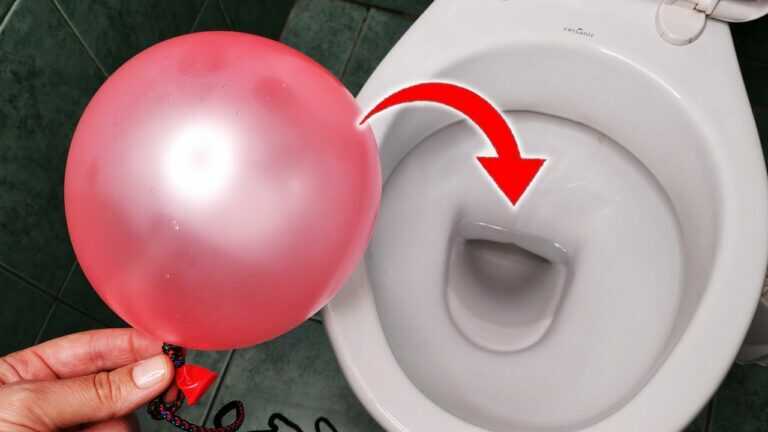 Ich habe den Ball in die Toilette gelegt und mit so einem Effekt nicht gerechnet 💥