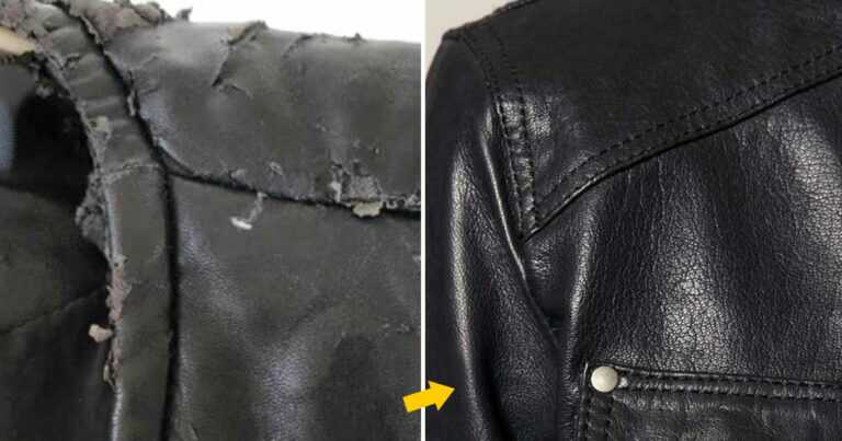 Fantastischer Trick, um Kunstleder an Jacken, Taschen, Schuhen oder Möbeln zu reparieren