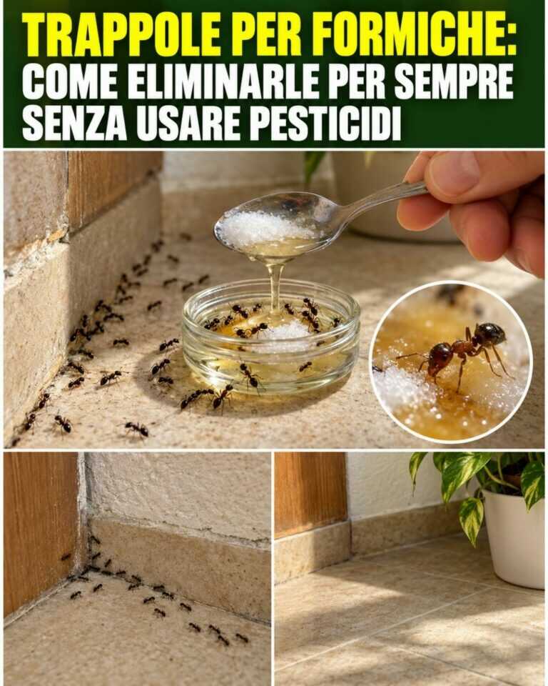 Trappole per formiche: come eliminarle per sempre senza usare pesticidi