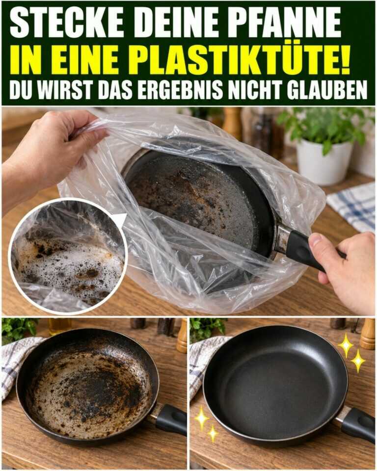 Stecke deine Pfanne in eine Plastiktüte! Du wirst das Ergebnis nicht glauben