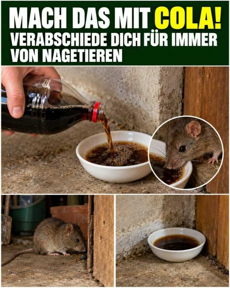 Mach das mit Cola! Verabschiede dich für immer von Nagetieren