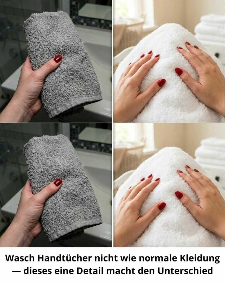 Wasch Handtücher nicht wie normale Kleidung — dieses eine Detail macht den Unterschied