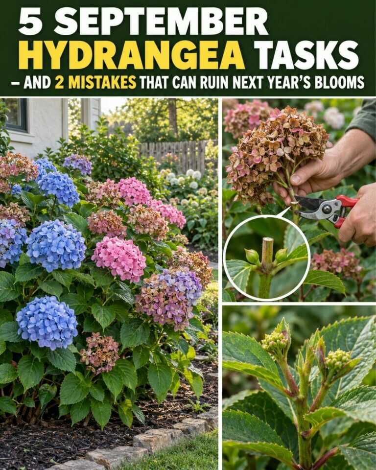 5 September Hydrangea Jobs — Plus 2 Mistakes That Can Cost Next Year’s Blooms
