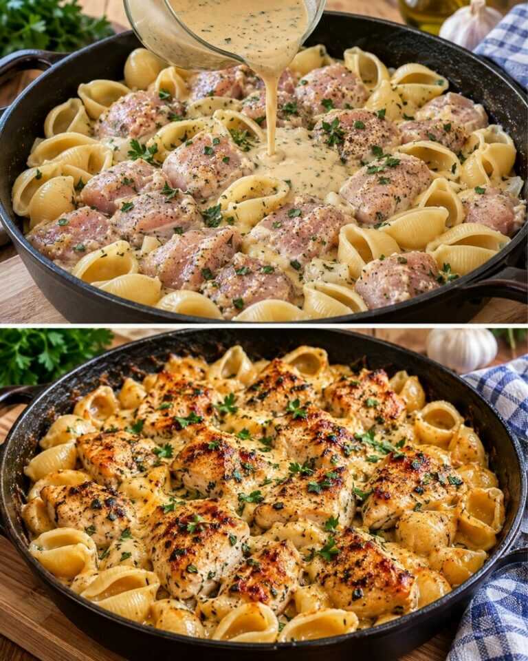 Une NOUVELLE recette de pâtes au poulet que vous voudrez essayer CE SOIR ! Recette rapide et facile !