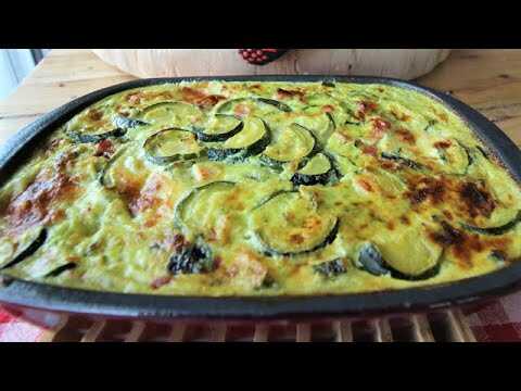 Pieczona tarta z cukinii Pasticciate Courgettes