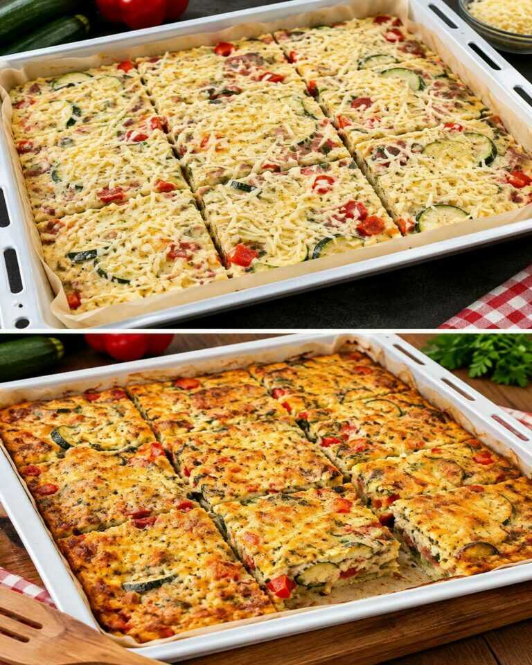 Je râpe simplement courgettes et pommes de terre, puis je les mets au four — recette parfaite