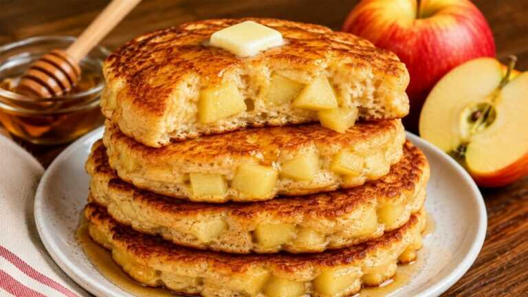 Chaque jour, je prépare ces délicieuses CRÊPES à l’AVOINE et aux POMMES❗️