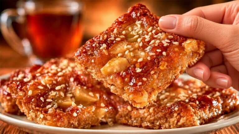 Seulement avoine et pommes ! Le secret d’un dessert sain au four, sans sucre ni farine