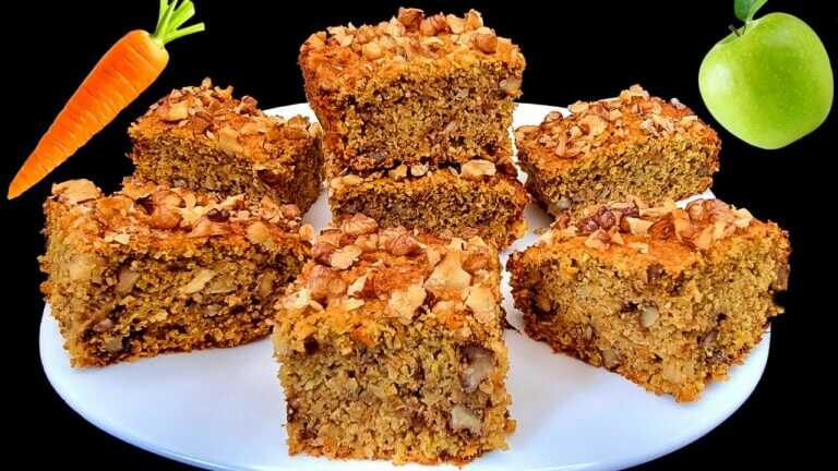Le meilleur gâteau diététique à l’avoine, à la pomme et à la carotte ! Vous le ferez tous les jours