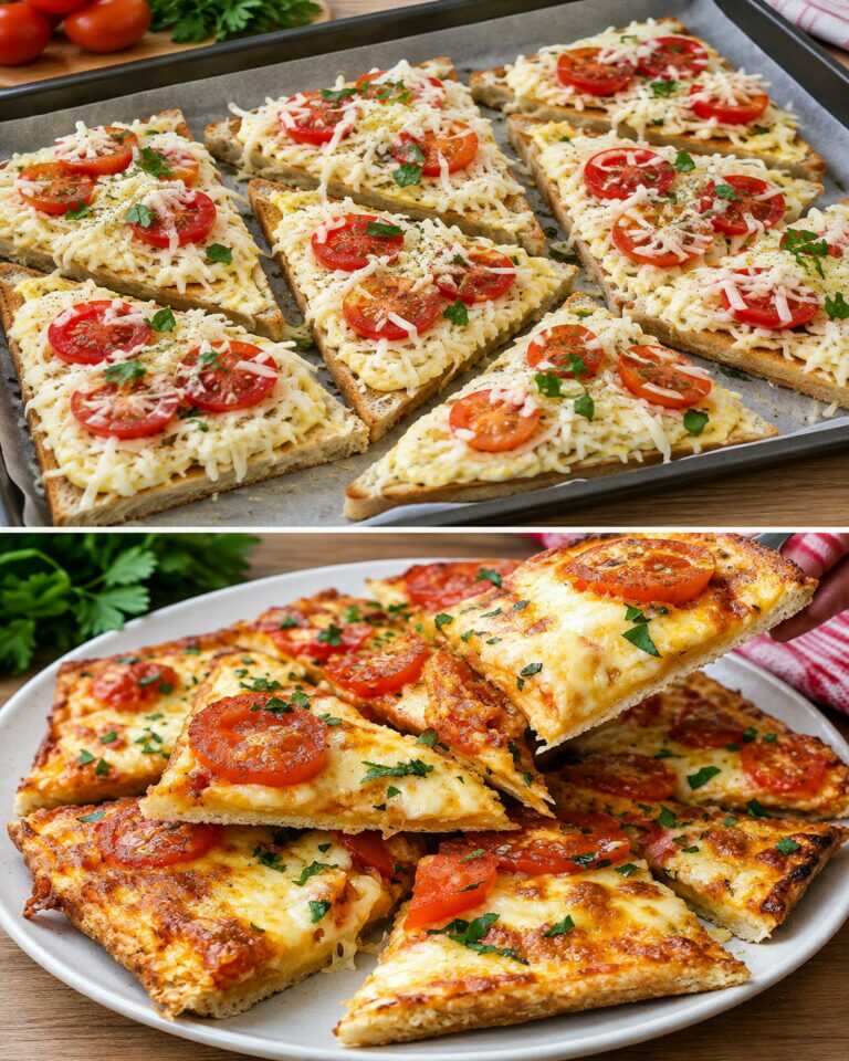 Mieux que des pizzas ! Juste râper les pommes de terre ! Recette facile, rapide et pas chère.