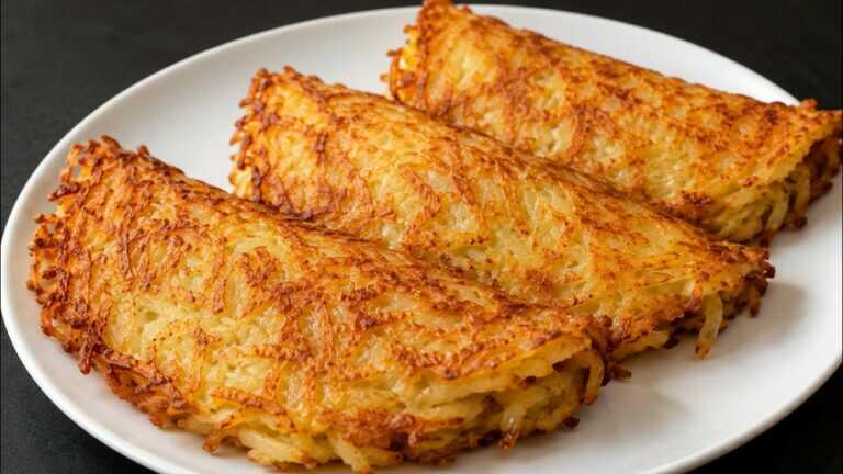 Mescola 2 patate e 2 uova! Questo piatto croccante conquisterà tutti