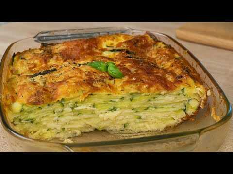 Zucchine incredibilmente gustose! Non ho mai mangiato una casseruola di zucchine così sem