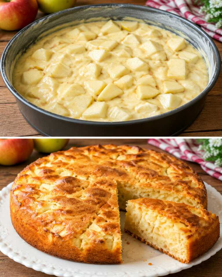 Questa torta di mele è così buona che la preparo per tutta l’estate! Si scioglie in bocca.