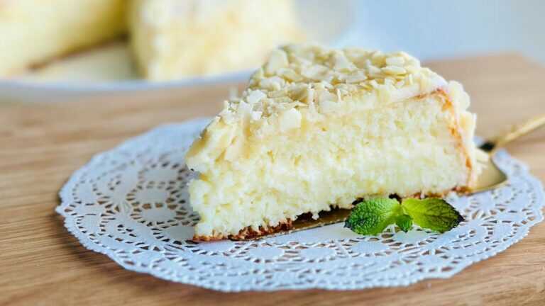 Torta al formaggio bianco senza farina, fiocchi d’avena o amido! Torta low carb