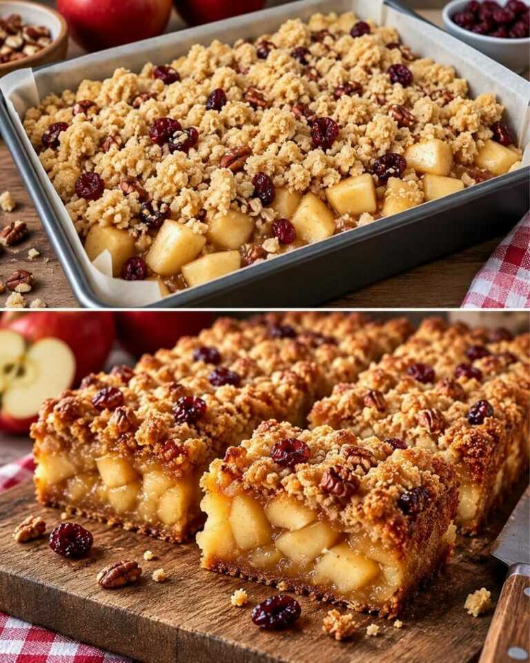 Crumble di mele sano! Solo 5 minuti di lavoro, senza farina né zucchero