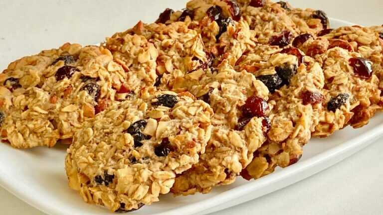 Biscotti alle mele senza zucchero, senza farina e senza uova!!! Al forno o in padella
