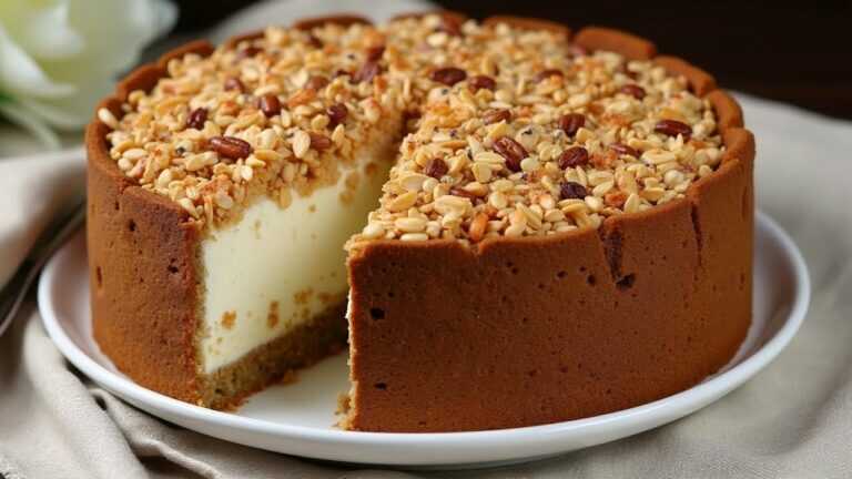 Fiocchi d’avena, formaggio fresco e arance! La mia torta d’avena preferita in 15 minuti!