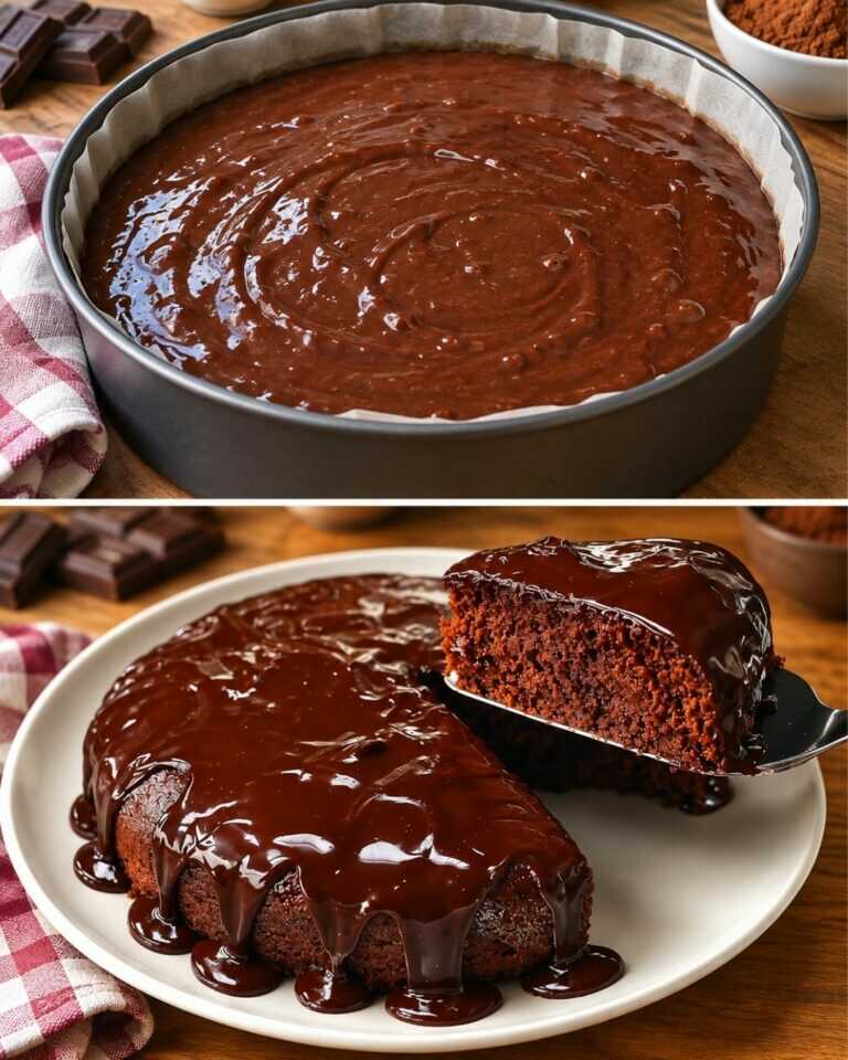 Senza zucchero, bilancia o forno! Torta banana-cioccolato assolutamente da provare