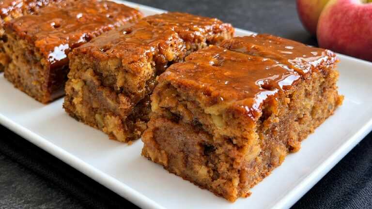 Questa torta di mele è incredibilmente fondente! Torta alle mele caramellate