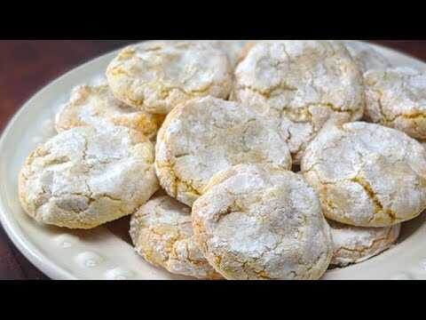 Biscotti che si sciolgono in bocca! Senza farina! Pronti in 5 min! Biscotti siciliani alla scorza d’arancia