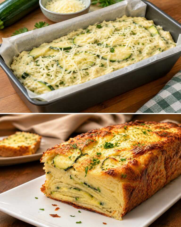 Millefoglie di patate e zucchine: cremoso all’interno, croccante all’esterno