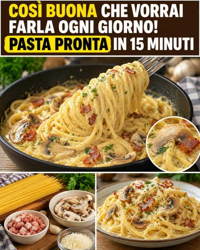 Così buona che vorrai farla ogni giorno! Pasta pronta in 15 minuti