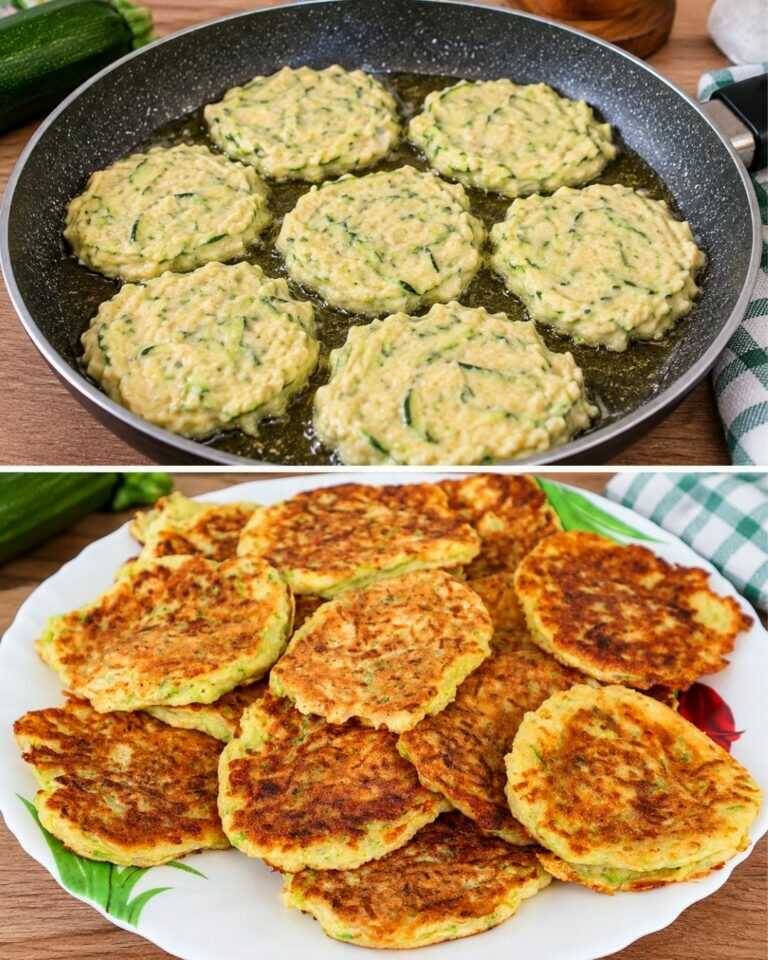 Brate Zucchini nicht, backe sie so! Lecker und gesund! Zucchini-Pfannkuchen.