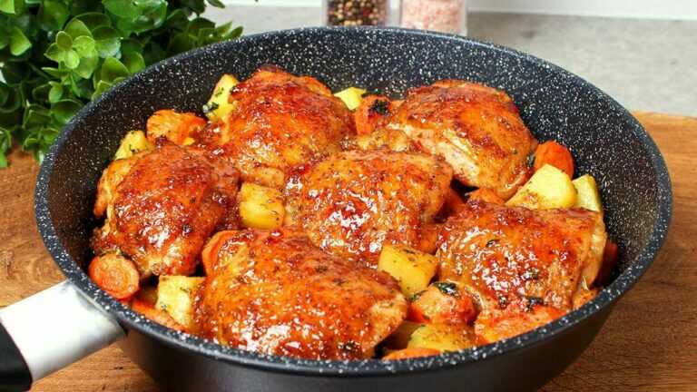🍗 Mai mangiate cosce così! Pollo facile con salsa miele e senape