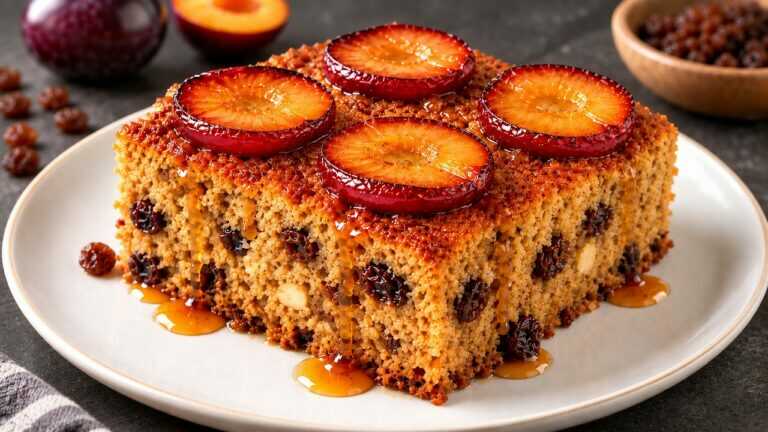 Senza farina né zucchero! Torta di prugne e avena per diabetici! Glicemia normale!