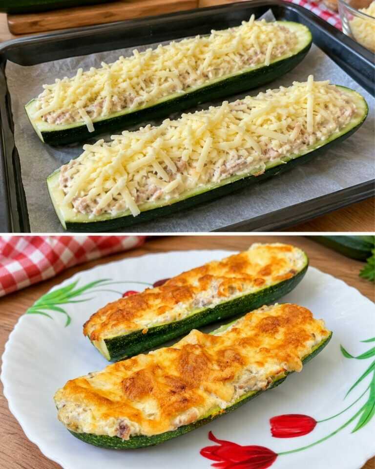 Gefüllte Zucchini aus dem Ofen. Du wirst Zucchini nicht mehr braten! Frische Rezepte