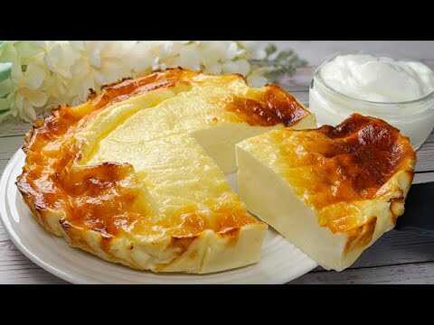 Ciasto jogurtowe z 3 składników: BEZ DODANEGO CUKRU i BEZ MĄKI!